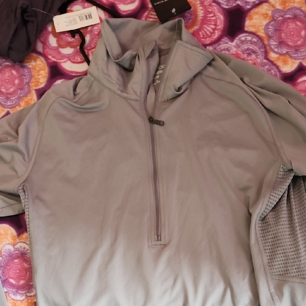 Exofficio Cement Sol Cool Half Zip
